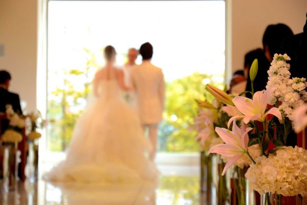 参加者の結婚式に出席しました