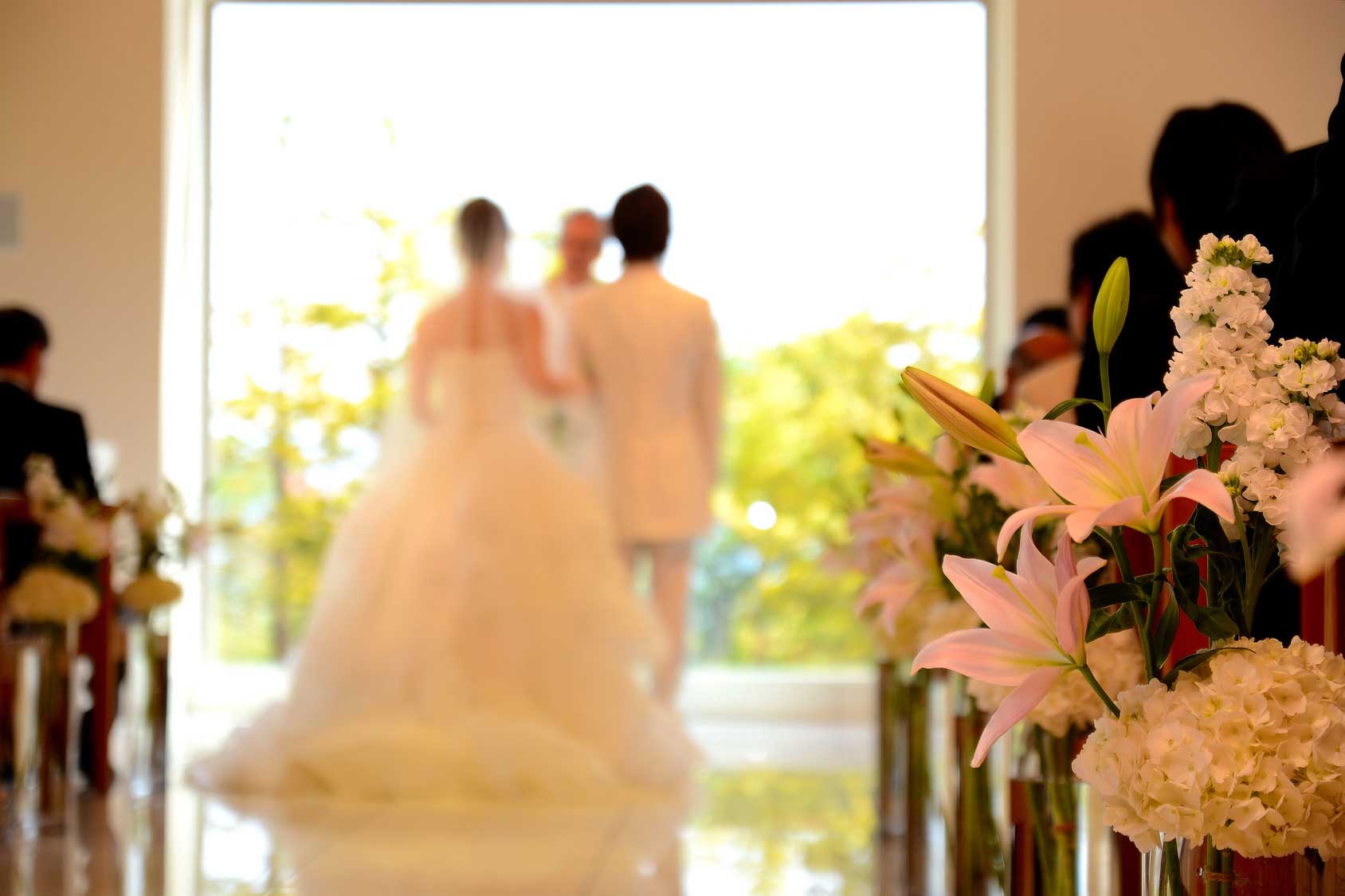 参加者の結婚式に出席しました